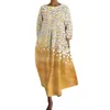 Robes décontractées pour femmes en vrac rond mode senior senior mange imprimé V robe de soleil robe de soleil court pour l'été