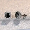 Hotsale oorbellen studs voor mannen dames oorbellen goud vergulde bling cz diamd stek oorbellen voor mannen vrouwen leuk cadeau a9kg#