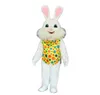 2024 Högkvalitativ Vest Rabbit Mascot Costume Tecknad karaktärdräkter kostym Furry Suits Halloween Carnival Birthday Party Dress