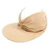 Boinas femininas chapéu de sol, proteção elegante para mulheres largas borrões respiráveis ​​ao ar livre Jardining pescando viagens