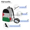 Backpack Style Palestijnse vlag Classic Gift High School Work Mens Notebook Canvas Bag H240504