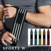 1 paar gewichtheffen gewichtheffende polsband pols support brace brace riemen wraps met duim lus gym training sportband 240423