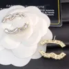 Hot classic Designer Studri di marca Orecchini per le lettere di cristallo perle Orere 925 Silver Heart Heart Aurnica uomini di lusso da donna Regalo di compleanno di gioielli da donna con scatola