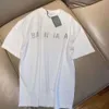 Camiseta de camiseta de gran tamaño de alta calidad camiseta de diseñador para mujeres Mujeres algodón puro tops de manga corta
