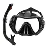 Profesyonel Tüplü Dalış Maskesi Şnorkel Seti Silikon Anti-Fog Goggles Gözlük Yüzme Havuzu Ekipmanları 240422
