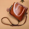 Shoulder Bags Cowhide Women's Bag 2024 Fashion Leather Korean Slung Tassel One Handbag