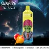 Meistverkaufte ursprüngliche Sunfire Litauen Schweiz OEM Tornado 9000puff Einweg -Vapes Pod Dampf 9K Puff 0%2%3%5%Einweg V a p e 6 RGB Licht e Zigarette