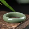 Bangle Magasin extérieur Mongolie Haute imitation Xinjiang Hetian Jade Lake Green Bracelet Qiemo Blue Women's J