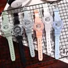 Armbanduhren Jelly Digital für Jungen und Mädchen Kinder LED Sport Sile Gurt Armband Wasserdichte elektronische Uhr H240504
