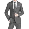 Abiti da uomo Business Office Business Slim Fit Fashi