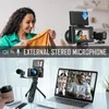 Kamery cyfrowe G-Anica 4K dla Pography48MP kamera wideo YouTube Vlogger Kit-Microfone Pilot Control Grip Tripod Grip