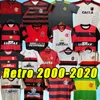 Flamengo Versión retro Jerseys de fútbol Flamenco Adriano Josiel Williams Emerson Kleberson Fútbol Camisa Uniforme 00 01 03 04 05 08 09 2002 2004 07 10 2014 2017 19 20 20