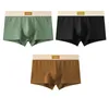 Underpants 3pcs MENS MEN COTON in cotone traspirante slip da pugile da uomo Shorts mutandine mutandine maschile per uomini