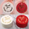 Gift Wrap Rotundity Thank You White Hanging Tags Stamping 4.5cm Small Packing Festival Card Wedding Souvenir Candy Label