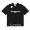 MM 6 Designerskie męskie Tshirty modne oddychające bawełniane krótkie rękawie Tshirty Summer Alphanumeric Druku