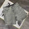 Projektant męskich krótkie krótkie szorty Najnowsza letnia jakość dżinsów Jacquard Projekt materiału prosta wersja luksusowych zwykłych mężczyzn nos4 MH2E