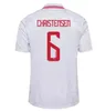 2024 Dänemark Soccer Trikot 24 25 Euro Eriksen Home Red Away White Kjaer Hojbjerg Christensen Skov Olsen Braithwaite Dolberg Football Shirt8899