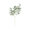 Fleurs décoratives chambre en plastique vert plastique artificiel branche d'olive élégant faux arbre branches salon bureau décoration de bureau