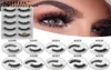 SHIDISHANGPIN 5 Pairs Natural Long Faux 3D Mink Eyelashes Makeup Fully Wispy False Eyelash Extension Minks Fake Lashes Maquillaje 4136719