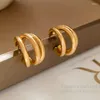 Boucles d'oreilles cerceaux bijoux de mode européen et américain metal pour femmes accessoires cadeaux style cool