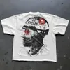 Hiphop Bulletproof Vest Graphic T koszule Y2K Tops Drukuj 11