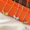 Designer -Halskette für Frauen Designer Diamant Anhänger Designer Schmuck Halskette Anhänger Halskette für Frauen Designer Choker Halskette Gold Schmuck Silber Kette