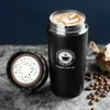 Coffee Cup Thermos Doublel Layer roestvrijstalen vacuüm geïsoleerde metalen buiten sportwaterfles 240419