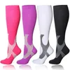 Chaussettes pour hommes de bonne humeur chaussettes de compression coulant randonnée cyclisme de sport nylon femmes infirmières médicales variqueuses