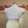 Wedding Lace Bridal Boleros Mouwess 2015 Spring Boleros Bride Jackets Trouwjurken Boleros Jassen Wedding Cape Ladies Jacke1102209