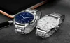 Fashion Men039s Business Quartz Watches Aço inoxidável Dial redondo