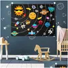 Baby Teppiche Playmats Farmtiere Filz Story Board Farmhouse Storybook Wandhängedekor Montessori Frühes Lernen interaktiver Puzzle T otgwt