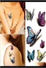 Waterdichte henna tatoo selfie nep body sticker kleurrijke vlinder 3d stickers kunst flash ctyfp tatoeages q5k124584237