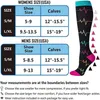 Chaussettes Hosiery 58 Styles Chaussettes de compression Ajustement pour l'œdème médical Diabetes Varicose Veines Chaussettes extérieures Femmes Femmes Runching Sports Socks Y240504