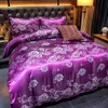 Luxus Jacquard Bettwäsche Set King Size Duvet Cover Bett Euro Quilts Single Double Home Textil Quilt Cover hohe Qualität für Erwachsene 240430