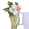 Flores decorativas Cadeira Sashes