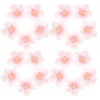 Dekorativa blommor Cherry Blossom Petals Heads Faux Oriental Home Accessorysations Wreath Astetic Room Silk Tyg