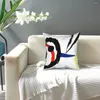 Kussen Joan Miro Bird Case Home Decoratieve kunstschilderkunstenaar Artist voor sofa polyester dubbelzijdige printen