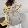 Backpack Modes wasserdichte Schoolbag -Männer schwarze Baumwolle süße Frauen für Teenager -Mädchenschule Mochila Rucksack