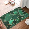 Tappetini da bagno verde geometrico tappeto casa casa in Pvc ingresso cucina cucina soggiorno bagno bagno non slittamento