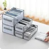 Closet organizer Jeans Compartment Storage box Organizer drawers Foldable Underwear Organizers organizador de armario para ropa