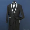 Garnitury męskie TPSAADE Slim Fit One Button Groom Tuxedo Męs