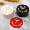 Gift Wrap Rotundity Thank You White Hanging Tags Stamping 4.5cm Small Packing Festival Card Wedding Souvenir Candy Label