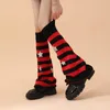 Frauen Socken Stiefel Manschetten Leggings über das Knie Y2K Latin Ballet weiche Japanisch gestrickt