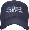 Ball Caps Bidenflazione Il costo del voto stupidi Hat Hat Regolable Funny Fashion Casquette for Men Women Rters