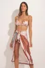Pink Floral Print Bikini Set für Frauen Low Taille Micro Fashion Badebode Sommer zweiteiliger Badeanzug Badeanzüge sexy / 2024