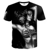 3D -Druckschädel T -Shirts Man039s T -Shirt Kurzarm Tees Fashion Woman Streetwear Herren Mäntel T -Shirts Europäischer Sommer 2019 N8818581