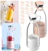Liquidificador portátil liquidificador de tamanho pessoal para suco shakes smoothies carregamento sem fio com quatro lâminas Mini Blender Travel Bottle 224892256