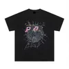 Sommer T-Shirt Lose Herren Womens Designer T-Shirts High1-Qualitätshemd Mode Foam Print Web Graphic Pink Hip Hop Kleidung T-Shirts