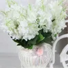Dekoratif Çiçekler 5 Çatal ve Kafalar Sümbül Yapay İpek Sahte Düğün Buketi Ev Partisi Dekorasyonu