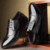 Up Lace Leather Men Formal Business Oxford Male Office Wedding Dress Shoes Footwear Mocassin Homme 240428 3219